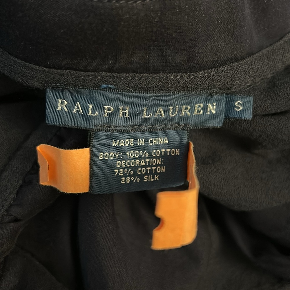 Ralph Lauren Midnight Blue Blouse Size Small - Picture 5 of 14